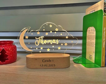 Personalized Night Light: Custom Engraved Gift for Kids