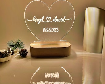 Personalized Night Light, Customized Mothers Day Gift, Gift for