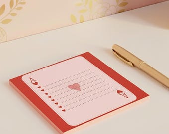 Girly Notepad: Coquette Memo Pad for Journaling & Lists - A<3