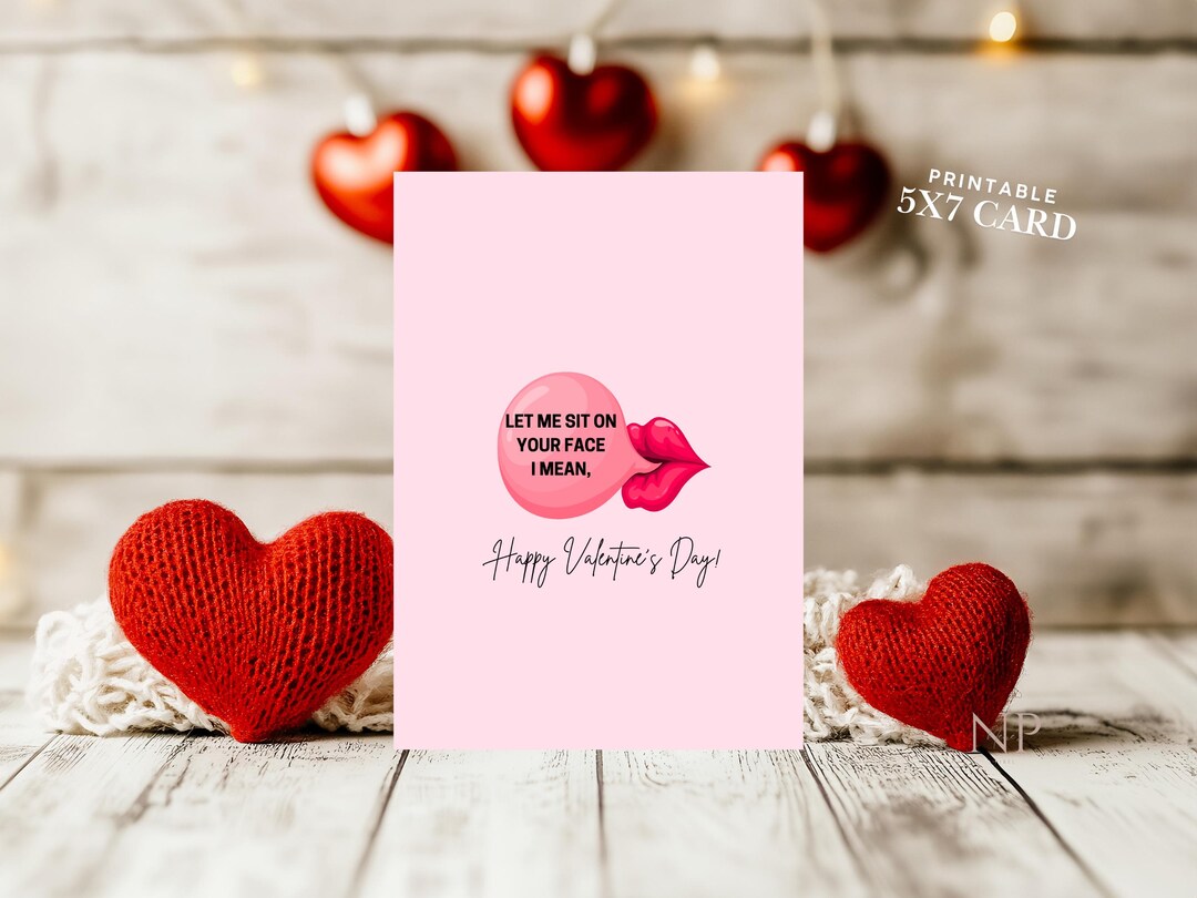 Raunchy Valentine's Day Card: Adult Humor (digital Download) - Etsy