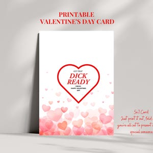 Valentinstag Karte | Raunchy Valentinstagskarten | Witzige Valentinstagskarte | Valentinstagskarte für Erwachsene