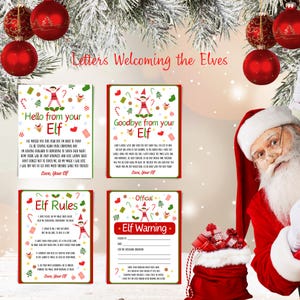 Editable Elf Arrival Letter | Magical First-Time Elf Visit | Elf Kit Printable