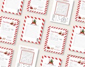 Letter to Santa Printable, Kid's Christmas List (PDF)