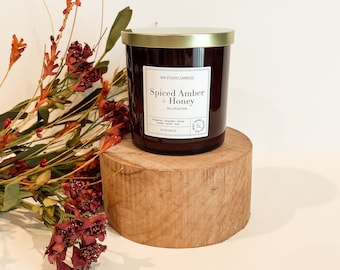 Spiced Amber + Honey Soy Candle