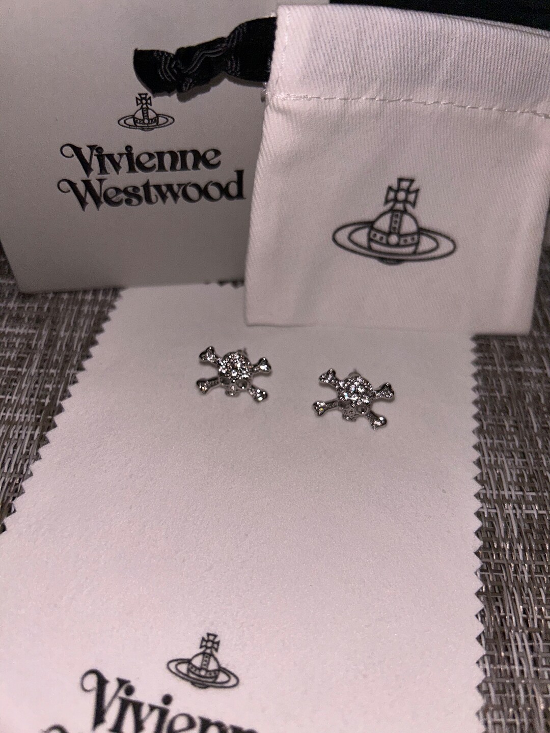 Vivienne Westwood Skull Earrings Etsy