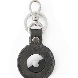 Hand Stitched Leather Keychain for Apple Airtag