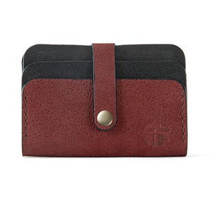 Handcrafted Leather Wallet and Cardholder: Luxurious Goat, Sheep, and Buffalo Hide