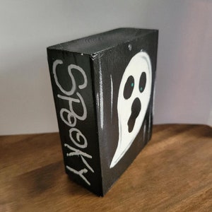 Halloween Shelf Sitter Décor Ghost Block