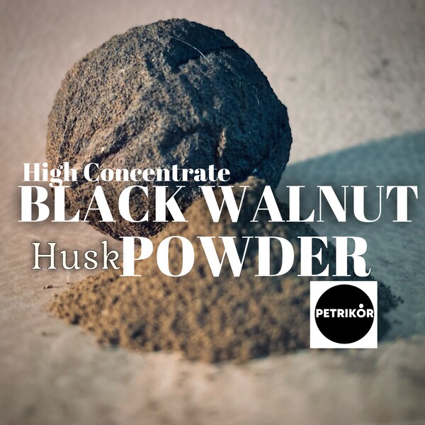 Black Walnut Husk Powder. Black Walnut Ink pigment. Wild Pigment. Natural paint pigment. Organic Paint pigment. Tannins. DIY art material.