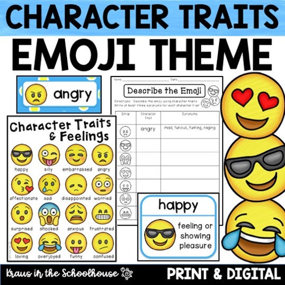 Worksheets On Character Traits
