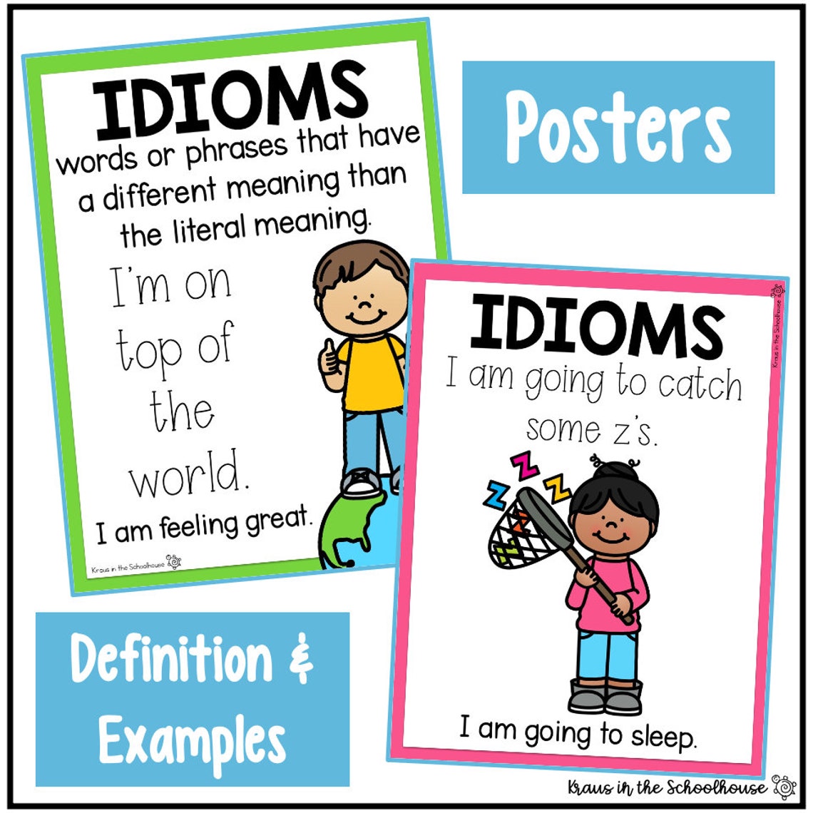 Idioms Worksheets | Idioms Printables | Idioms Activity Sheets ...