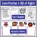 Constitution Day Activities | Bill of Rights Activities | US ...