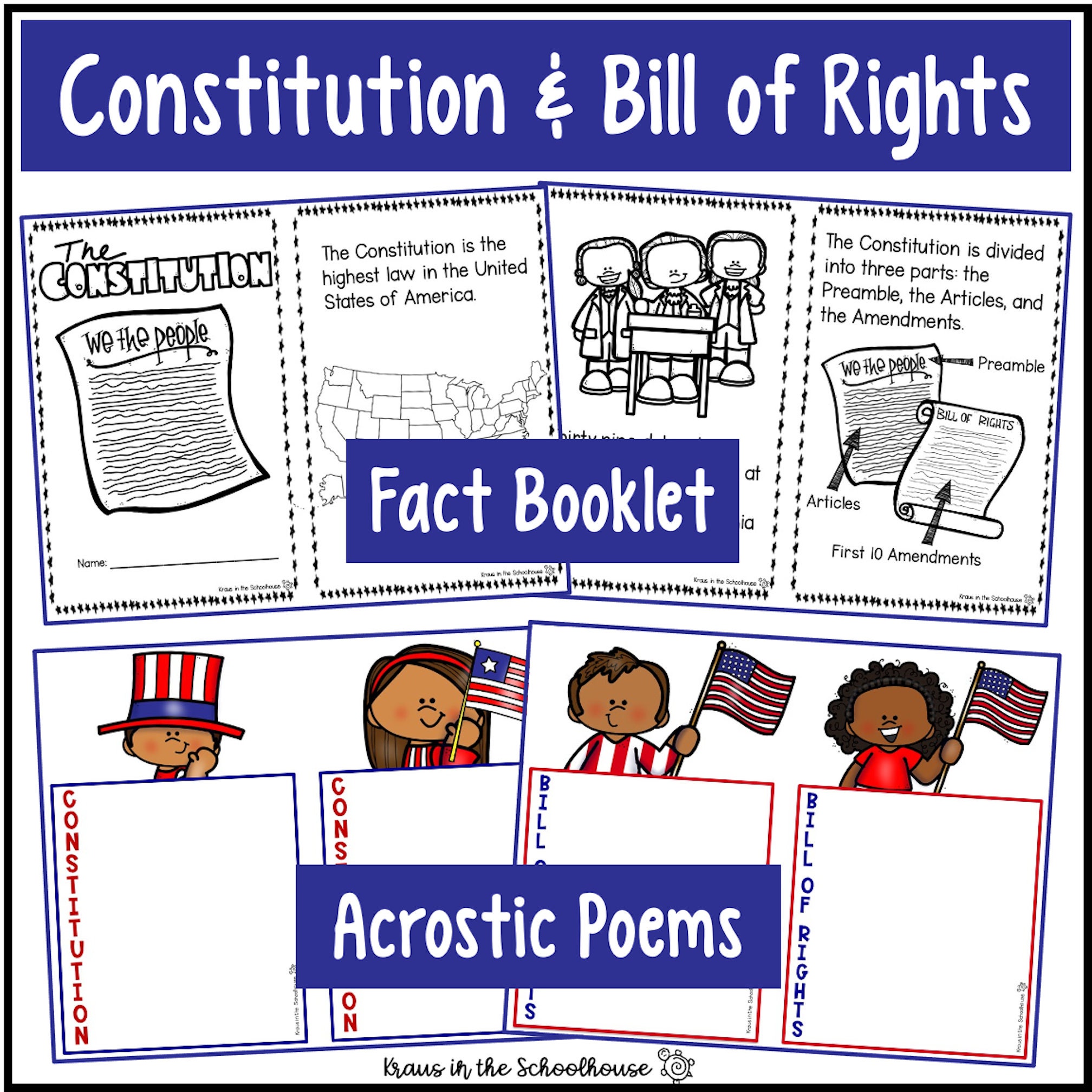 Constitution Day Activities Bill of Rights Activities US Constitution