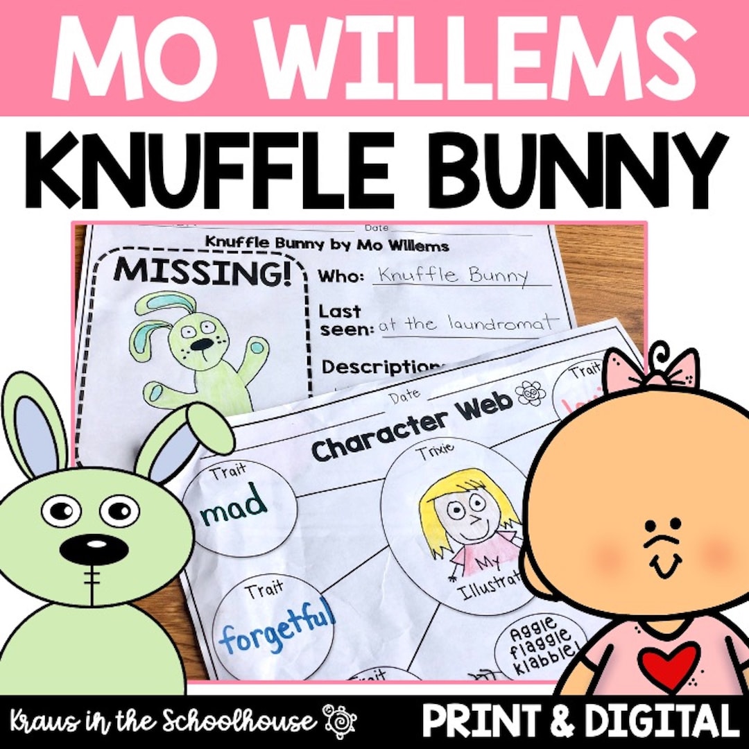 knuffle-bunny-book-study-mo-willems-author-study-knuffle-bunny-worksheets-and-activity-sheets-read-and-respond-activities-etsy
