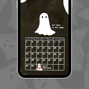 Boo Thang • October Phone Wallpaper