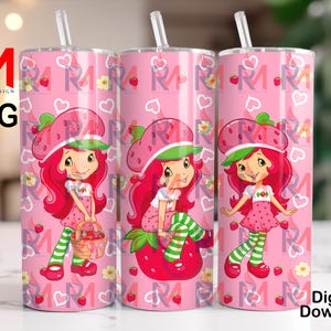 Cartoon 20 oz png digitale wrap