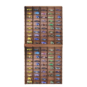 1:64 Toy Car Wall Shelf, Hotwheels, Matchbox Compatible Display Case, Car Showcase, Toy Car Holder, Wall Shelf Car Storage, Toy Garage