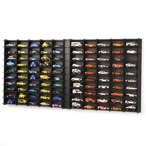 1:64 Toy Car Wall Shelf, Hotwheels, Matchbox Compatible Display Case, Car Showcase, Toy Car Holder, Wall Shelf Car Storage, Toy Garage