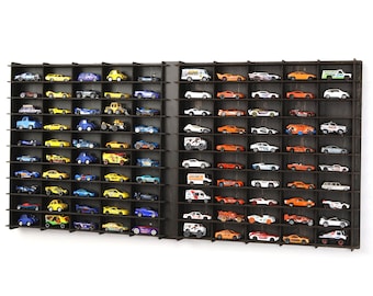 1:64 Toy Car Wall Shelf, Hotwheels, Matchbox Compatible Display Case, Car Showcase, Toy Car Holder, Wall Shelf Car Storage, Toy Garage