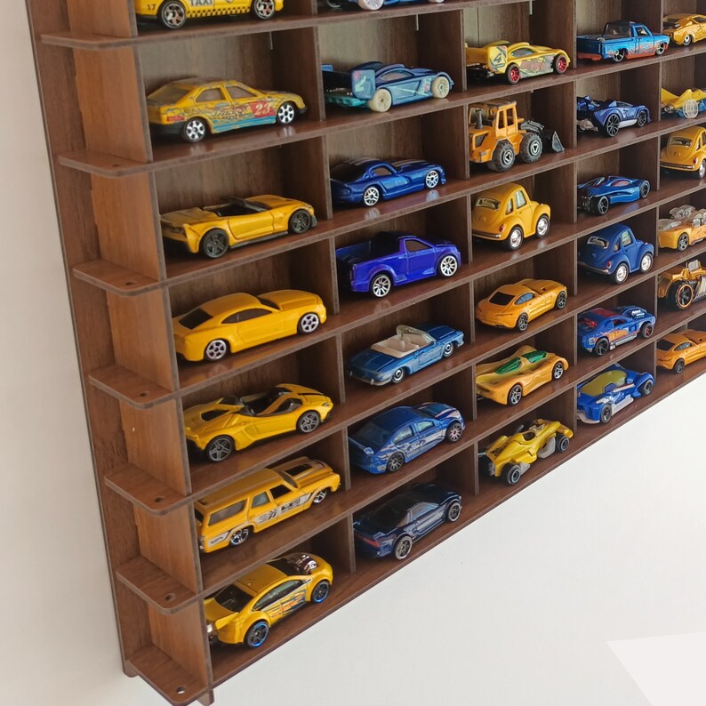 164 Toy Car Wall Shelf for 187 Cars,hotwheels,matchbox Compatible