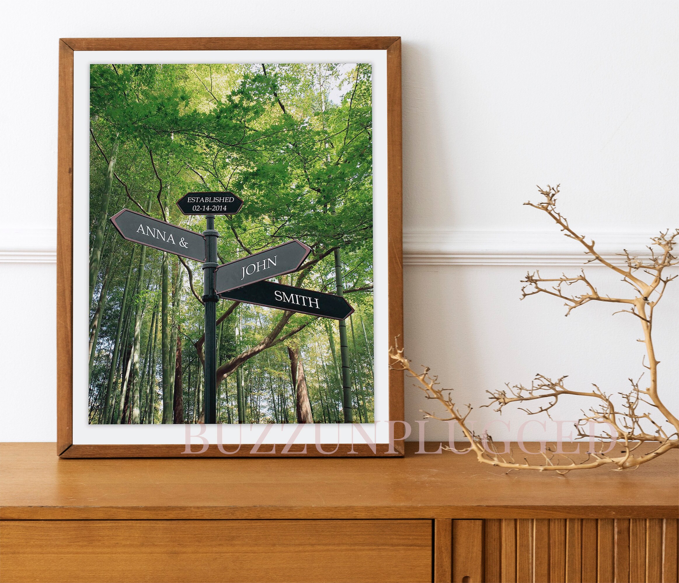 Personalized Intersection Sign, Custom Anniversary Gift, Personalized ...