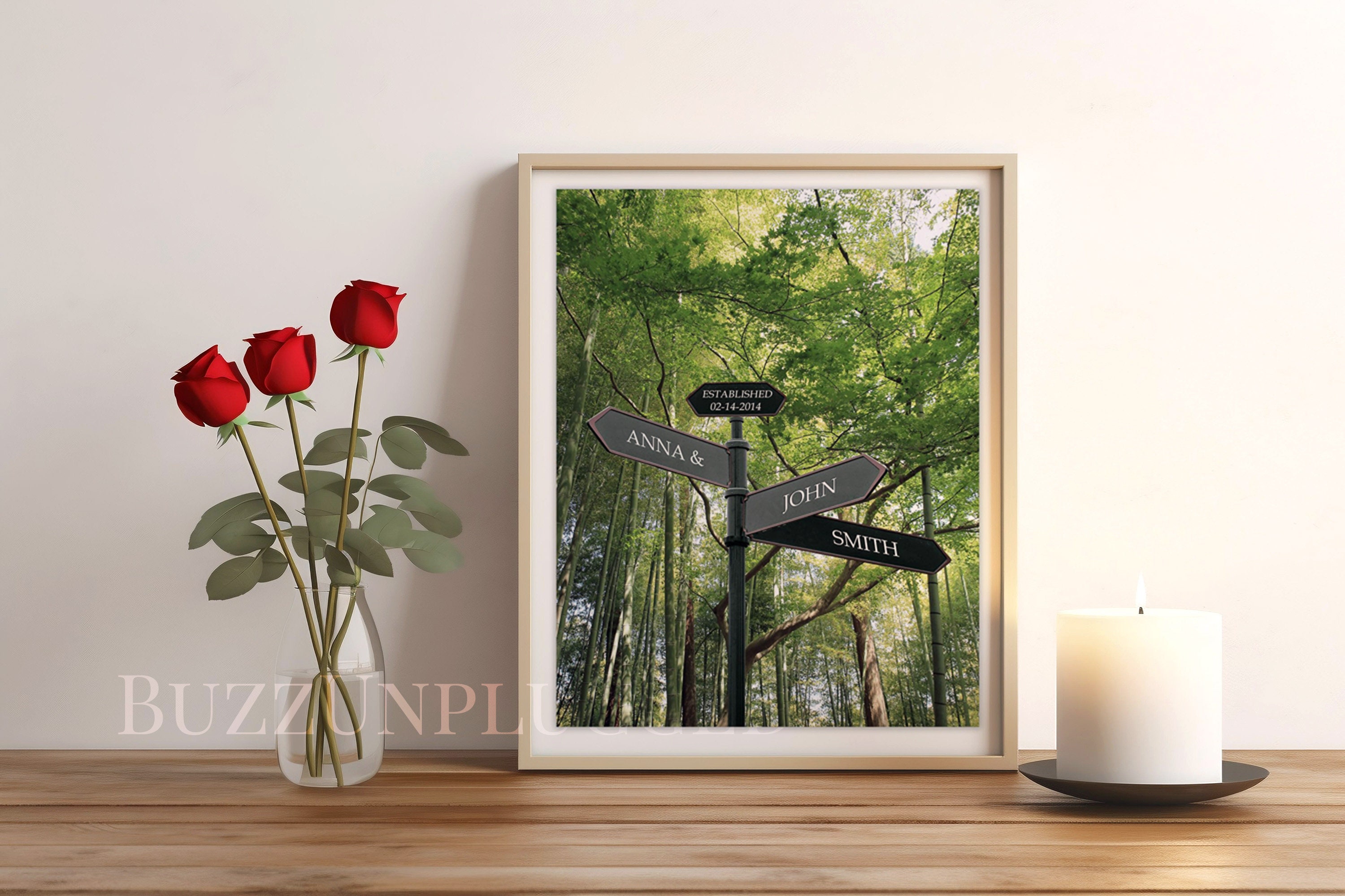 Personalized Intersection Sign, Custom Anniversary Gift, Personalized ...