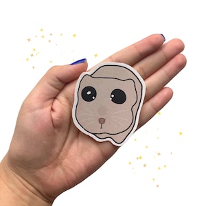 Sad Hamster Big Eye Hamster Meme Sticker