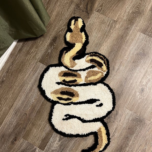 Ball Python Rug (Customization available)