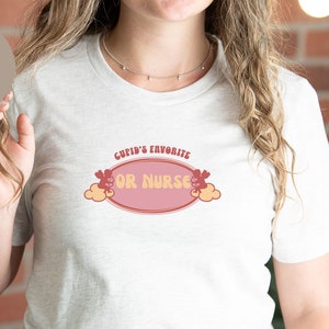 Valentines Day Shirt for OR Nurse, Vday Shirt for Registered Surgical Nurse, Cupids Favorite OR Nurse, Gift for Nurse, Gift for RN