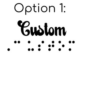 Arquivo PNG sim Braille personalizado, arquivo PNG personalizado para sim Braille e impressão