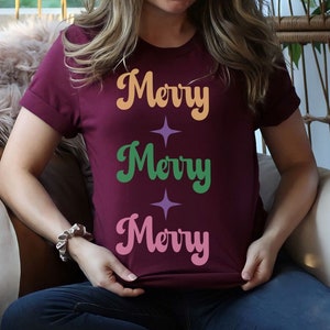 Christmas Tshirt, Merry times, Nontraditional, Unique