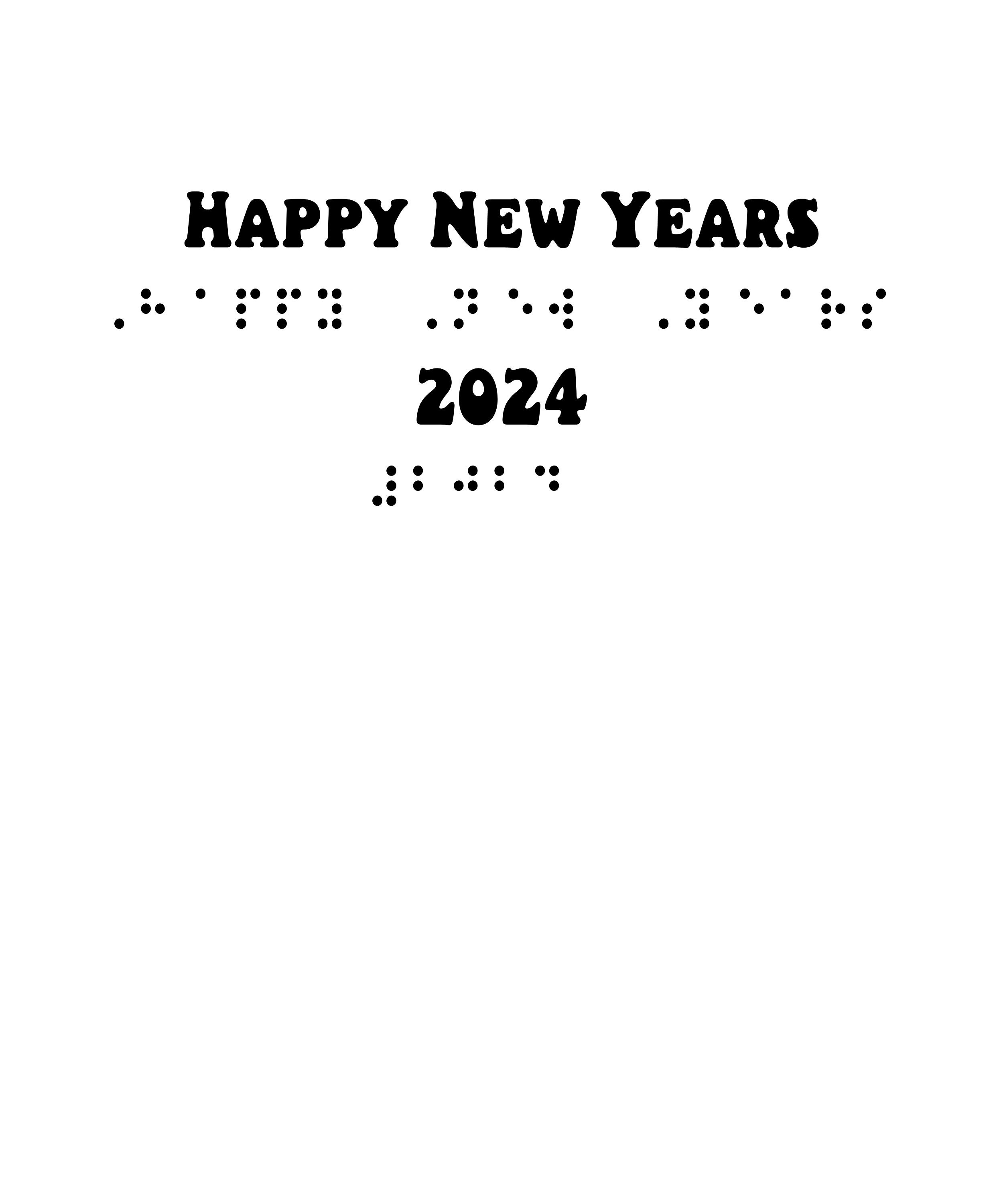 Happy New Years SIM Braille PNG File