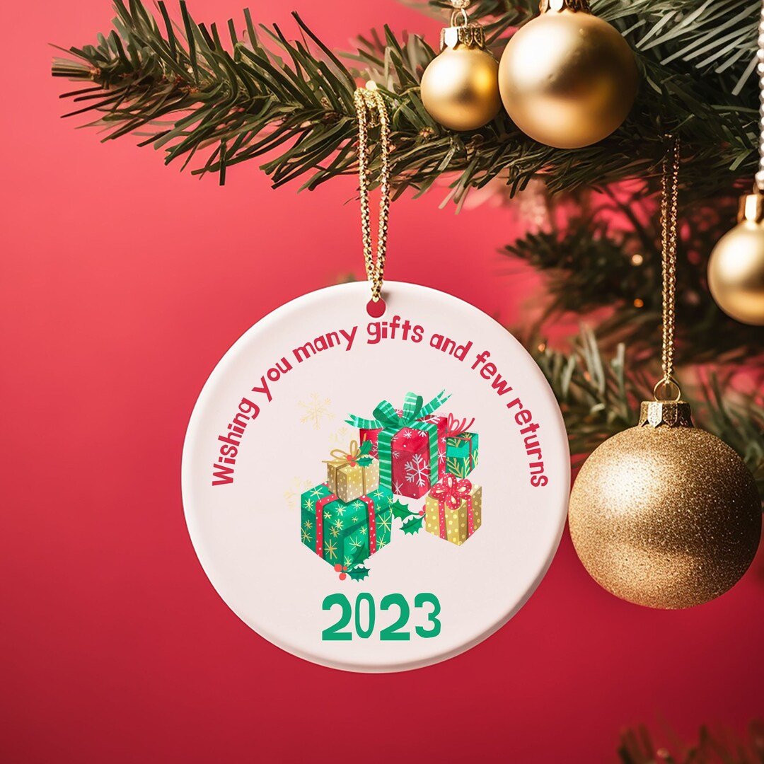 Christmas Ornament for White Elephant Exchange Holiday Work Etsy