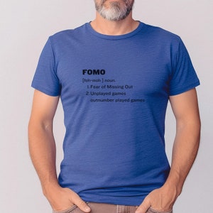 Camiseta de jugador de mesa: miedo a perderse los juegos de mesa