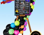 Gorilla Tag All About Me Birthday Board. INSTANT DOWNLOAD. Easy Edit. Digital Download!!!!