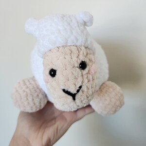 Crochet Sheep Plushie| Stuffed Animal/Amigurumi/Crochet Plushie.