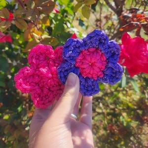 Crochet Flower Dish (Scrubby/Sponge)