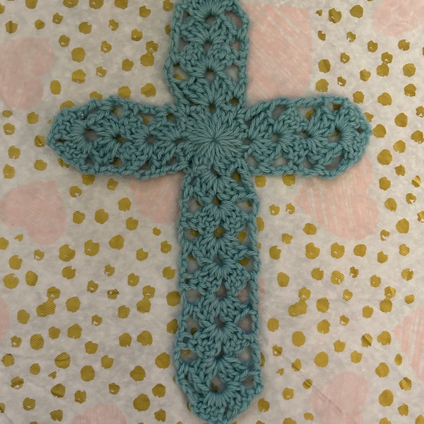 Handmade Crocheted Cross Bookmarks