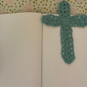 Handmade Crocheted Cross Bookmarks