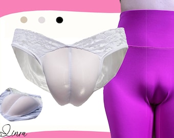 LINRA Gaff Underwear Sponge Camel Toe Brief Gaff for Transgender Women, Drag Queens & Cosplay