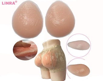 LINRA 1000g Self-Adhesive Silicone Padded Women Butt Hip Up Padded Enhancer Push Up Butt Lifter Enhancer Thickness 5cm/1.96 inches