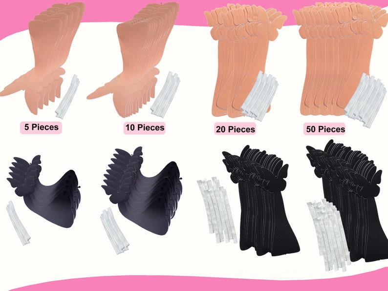 LINRA Butterfly Tucking Tape Kit Selfadhesive Precut for Men/women