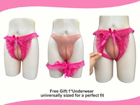 AGGBDYXO Culotte En Silicone Pour Travestis Homme à Femme - Coussinets Triangle Short Transgenre Drag Queen, Réaliste Et Confortable
