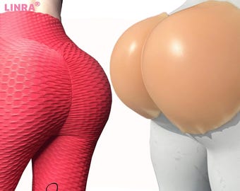 LINRA Ultra-Thick Hip Pads Silicone Butt Enhancer Pads Cosplay,MTF,Drag queens,Crossdressers,Self-Adhesive Big Butt Shaper Reusable