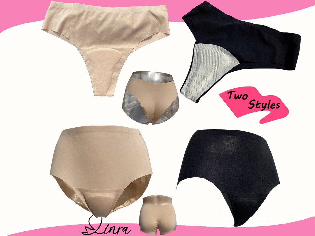 LINRA Avoid Camel Toe Proof Thong Camel Toe Concealer Pad Panty Invisible Guard for Women Bikini