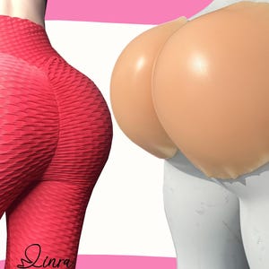 LINRA Ultra-Thick Hip Pads Silicone Butt Enhancer Pads Cosplay,MTF,Drag queens,Crossdressers,Self-Adhesive Big Butt Shaper Reusable