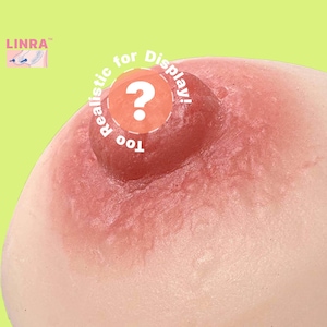 Silicone Nipple Prosthetic Adhesive Attachable Nipples Reusable Washable for Crossdressers, Drag Queen, No.21 (A Pair,3 Colors)