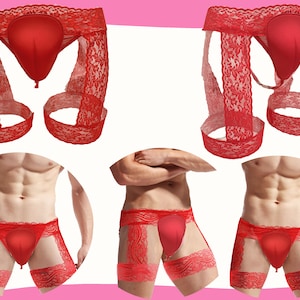 LINRA Camel Toe Thong Hiding Gaff Panty Sexy Lace for Transgender Drag Queens & Cosplay Male To Female Cross-Dressing