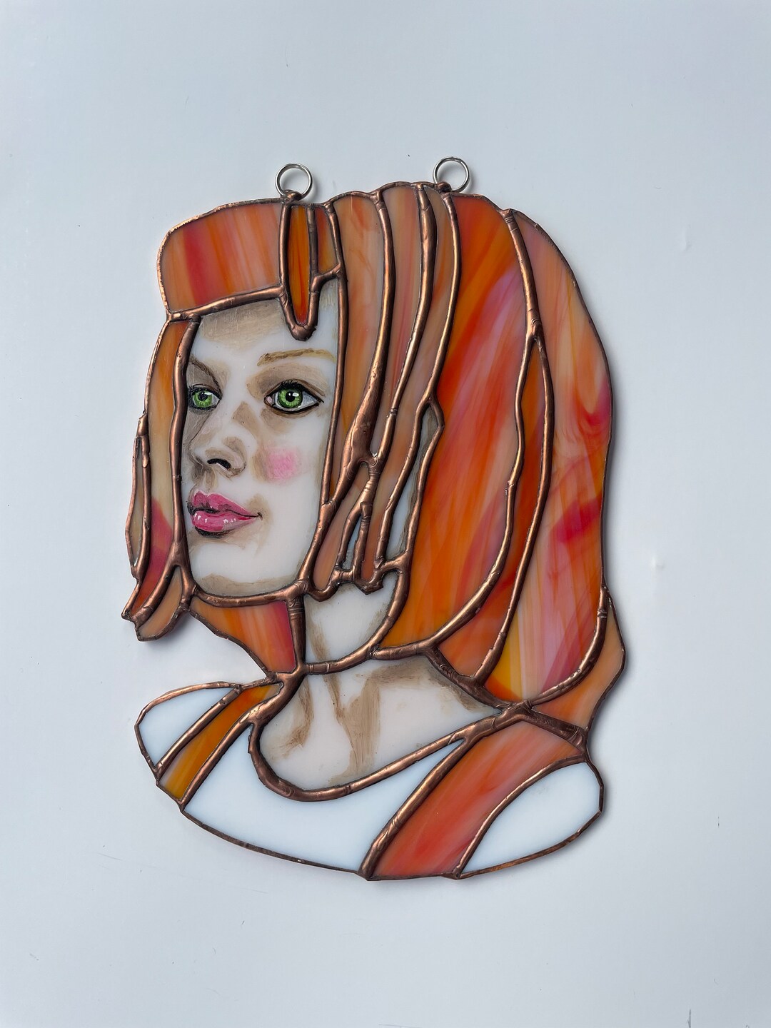 Scifi Leeloo Stained Glass Art Etsy