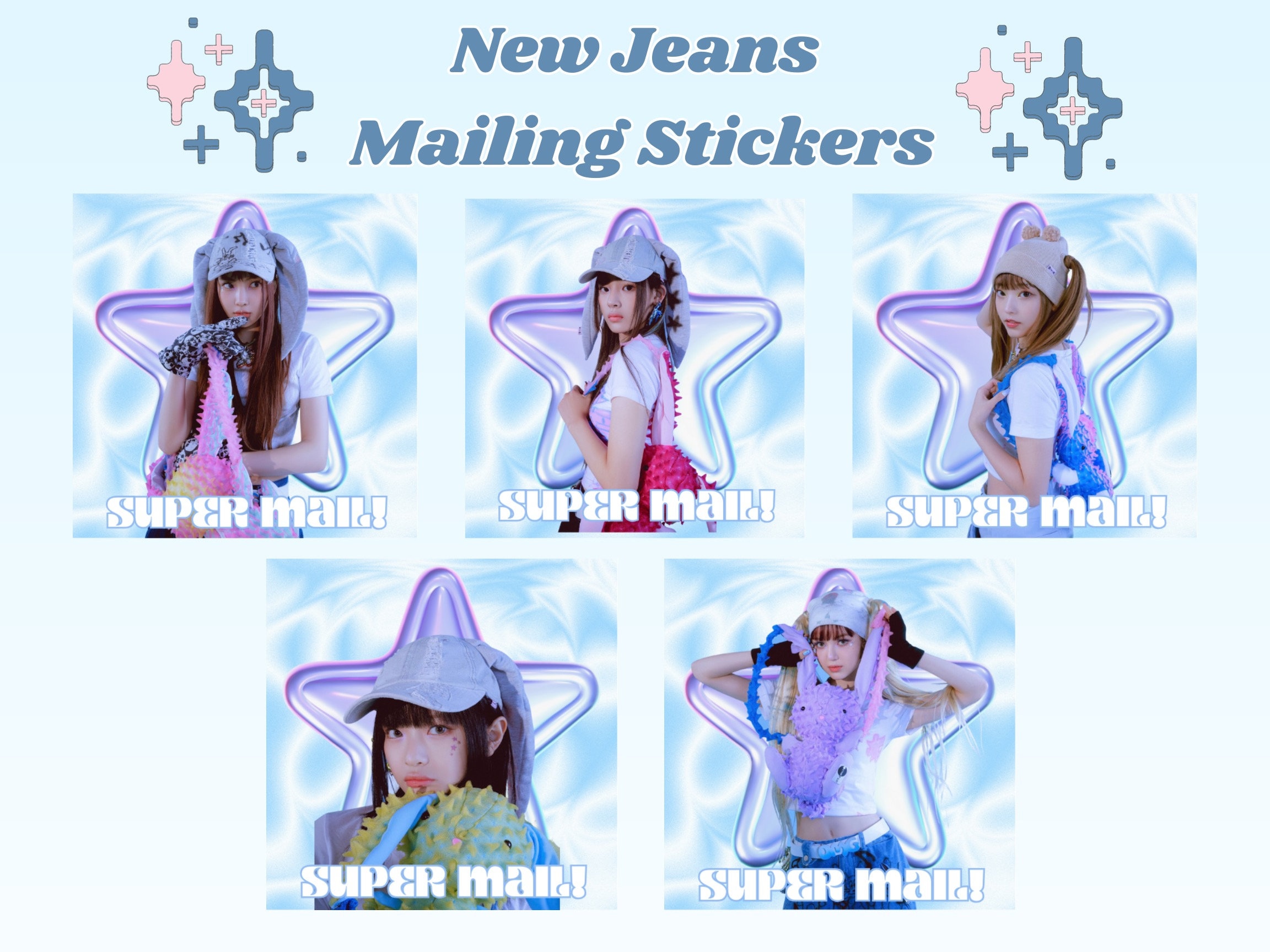 pack an order with me: new jeans stickers 🐰💙 #newjeans #stickersph #